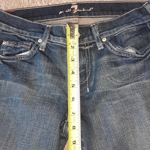 7 For All Mankind Cropped Capri Jeans - Picture 5 of 7